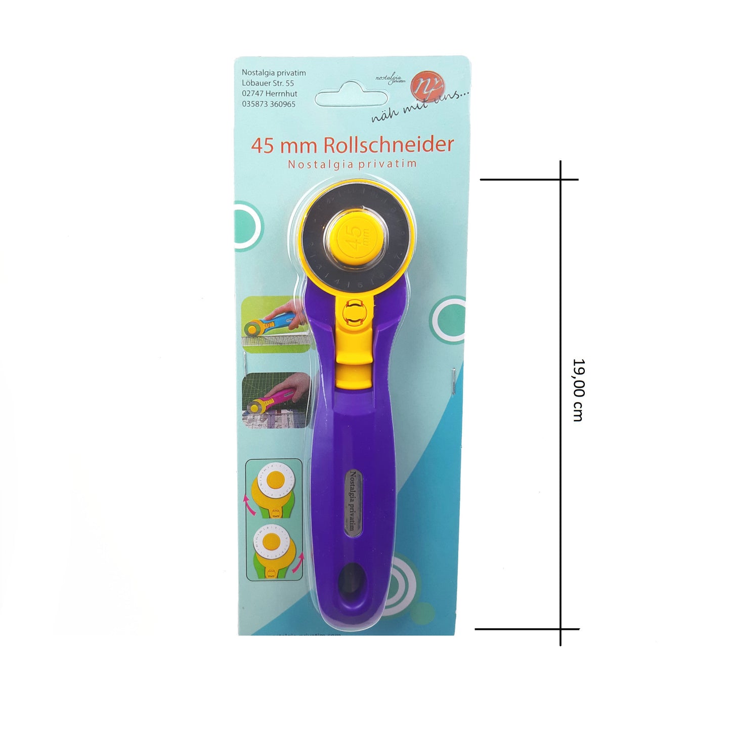 Rollschneider 45 mm Nostalgia privatim