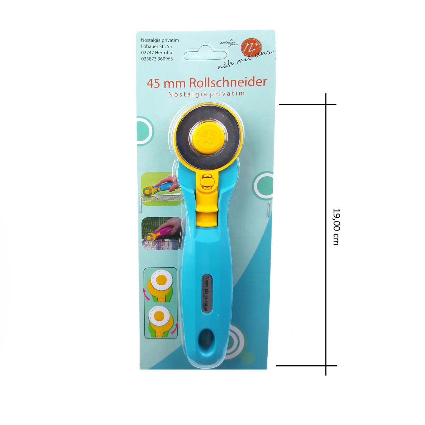 Rollschneider 45 mm Nostalgia privatim