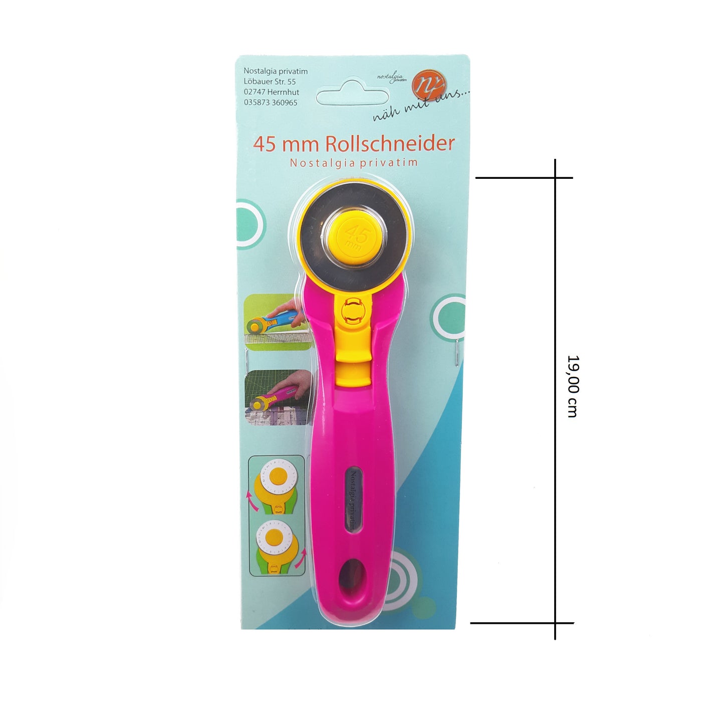 Rollschneider 45 mm Nostalgia privatim