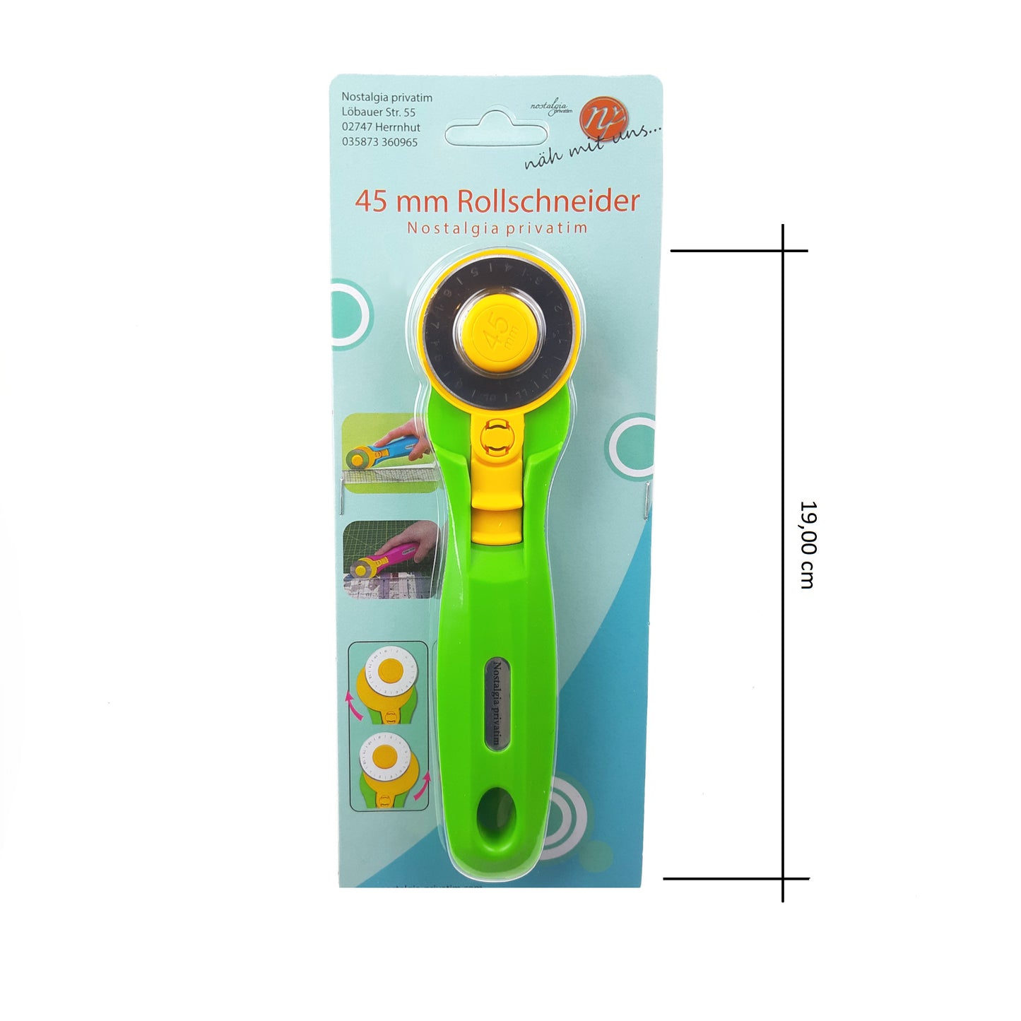 Rollschneider 45 mm Nostalgia privatim