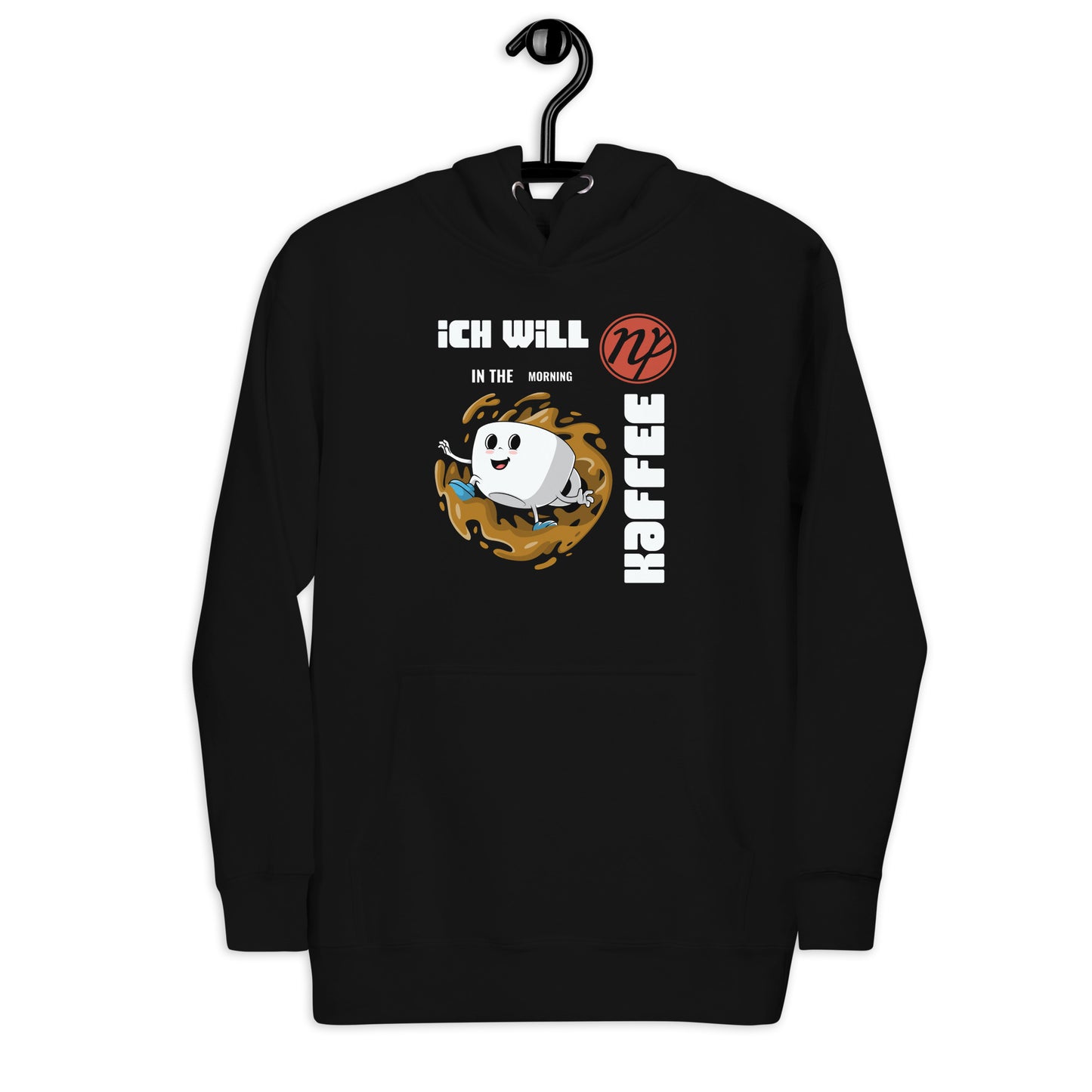 Uni-Kapuzenpullover - ich will Kaffee