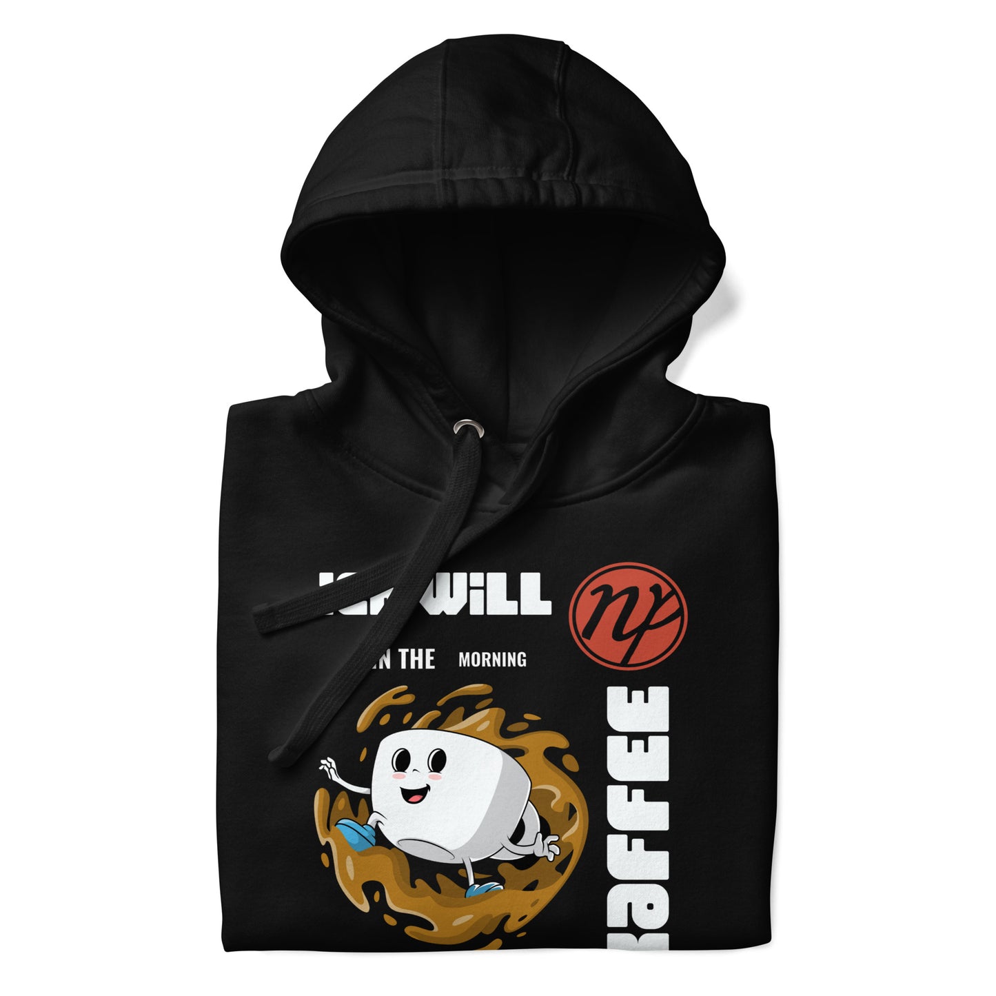 Uni-Kapuzenpullover - ich will Kaffee