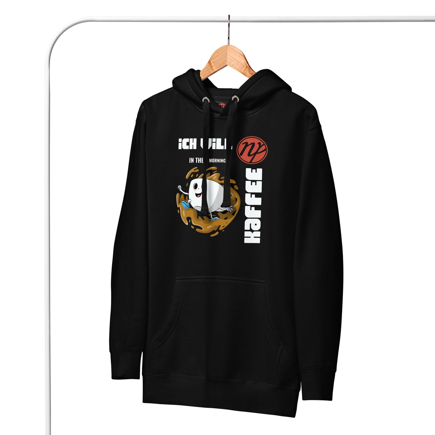 Uni-Kapuzenpullover - ich will Kaffee