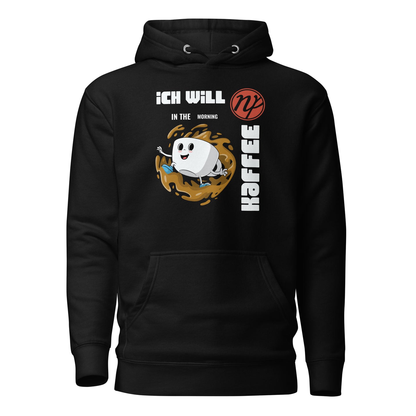 Uni-Kapuzenpullover - ich will Kaffee