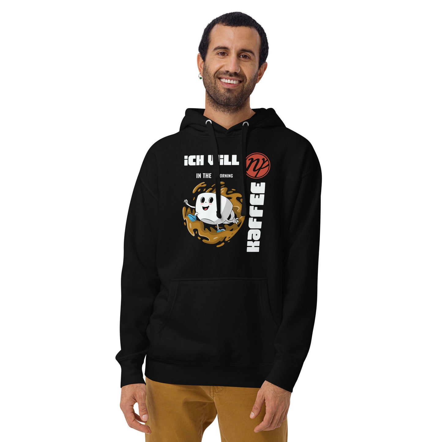 Uni-Kapuzenpullover - ich will Kaffee