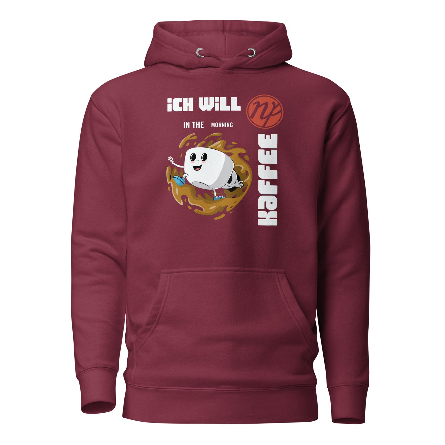 Uni-Kapuzenpullover - ich will Kaffee