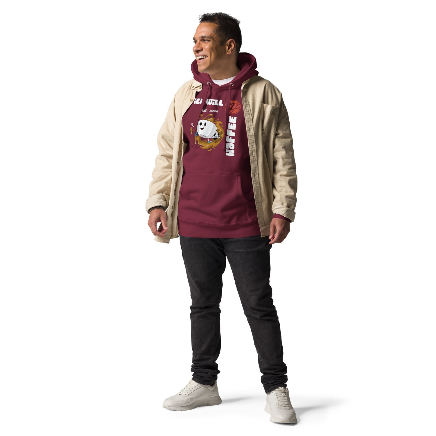 Uni-Kapuzenpullover - ich will Kaffee