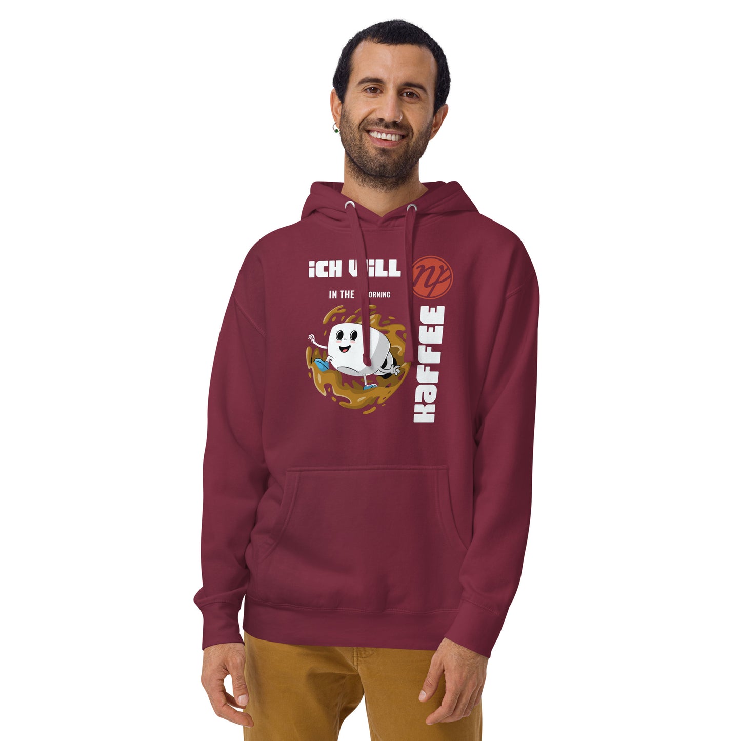 Uni-Kapuzenpullover - ich will Kaffee