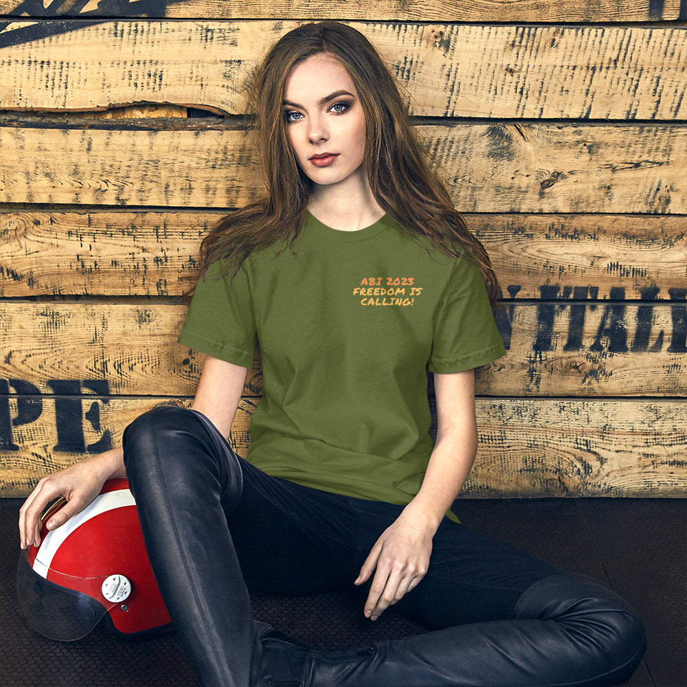 Unisex-T-Shirt ABI 2023 freedom is calling