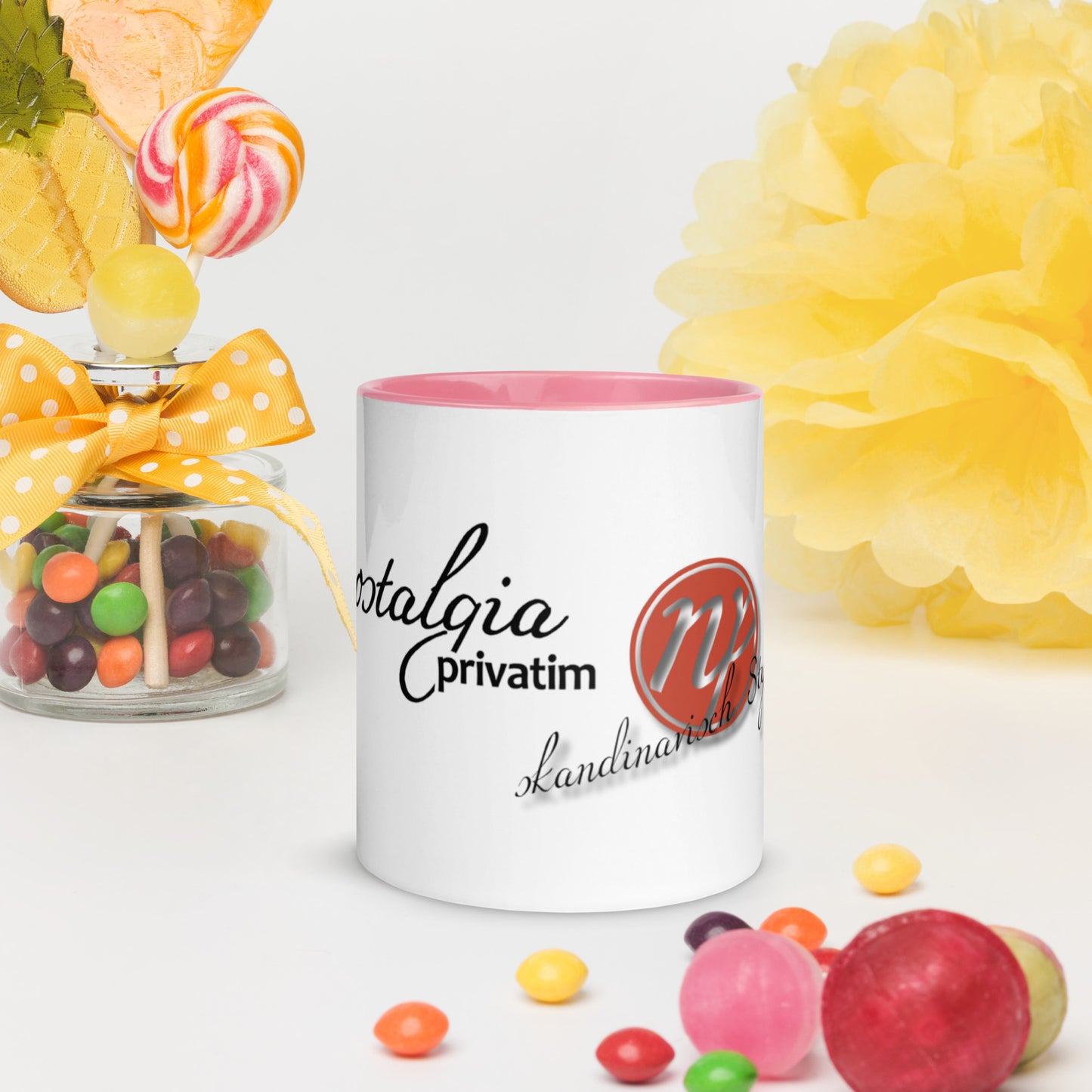 Nostalgia privatim - Tasse mit farbiger Innenseite