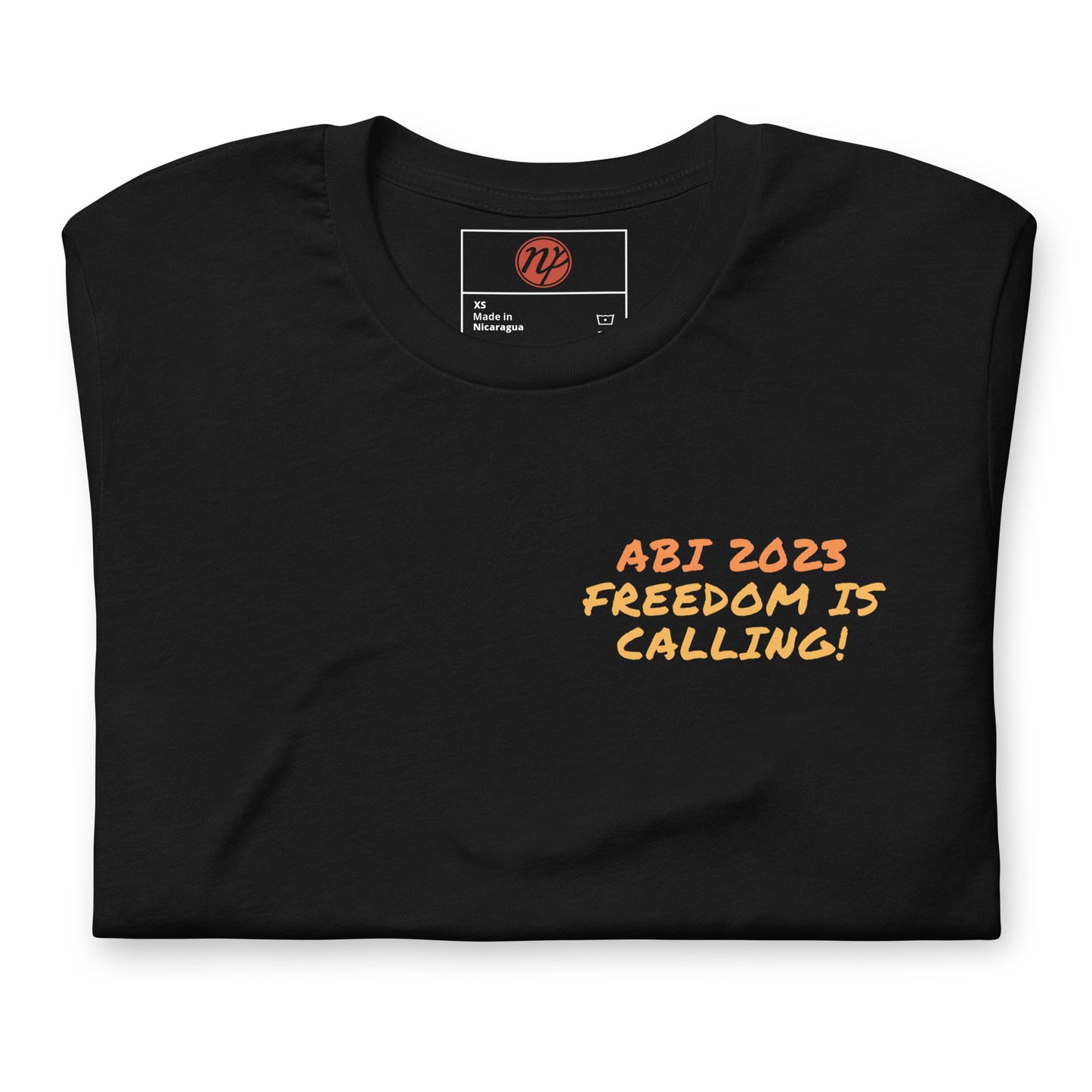 Unisex-T-Shirt ABI 2023 freedom is calling