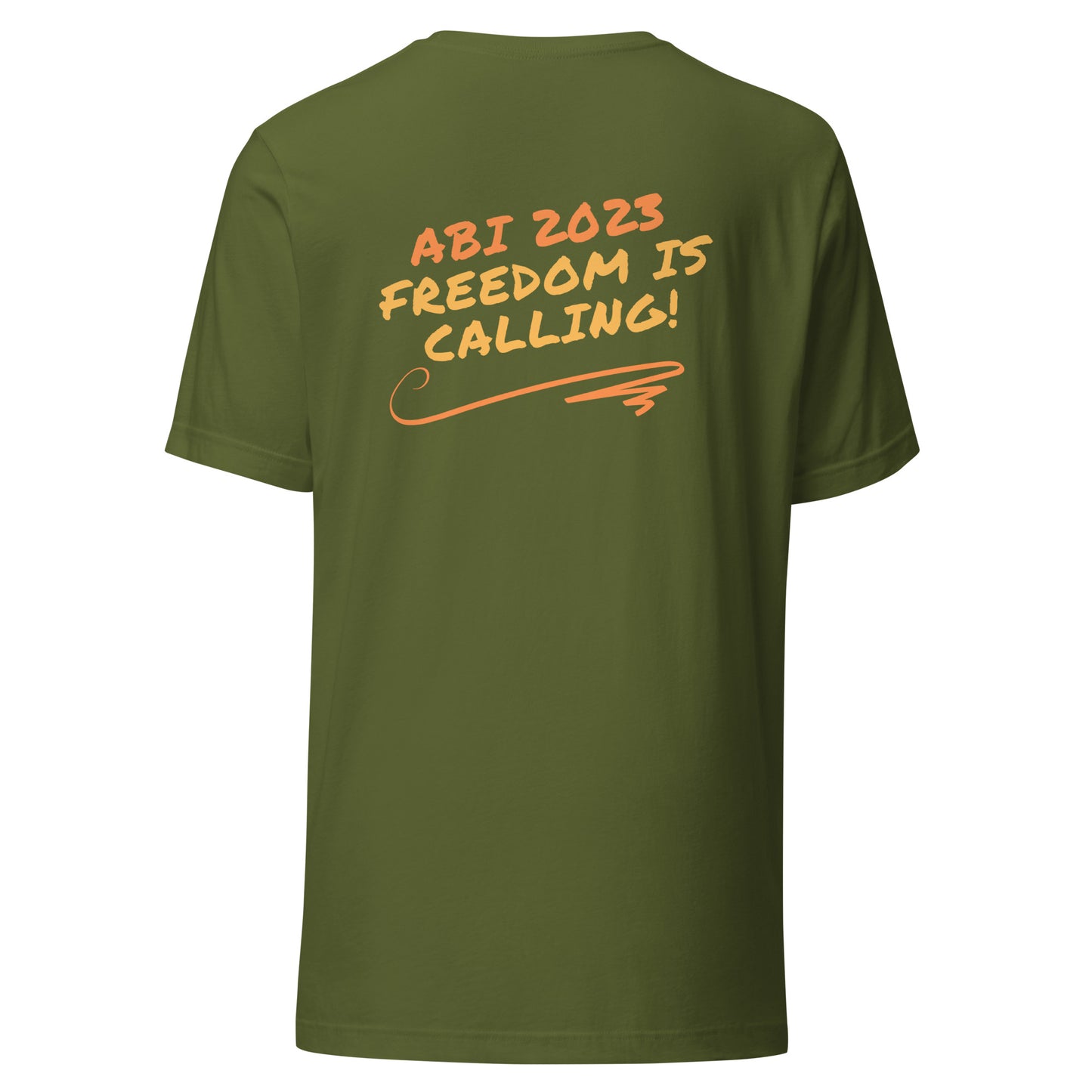 Unisex-T-Shirt ABI 2023 freedom is calling